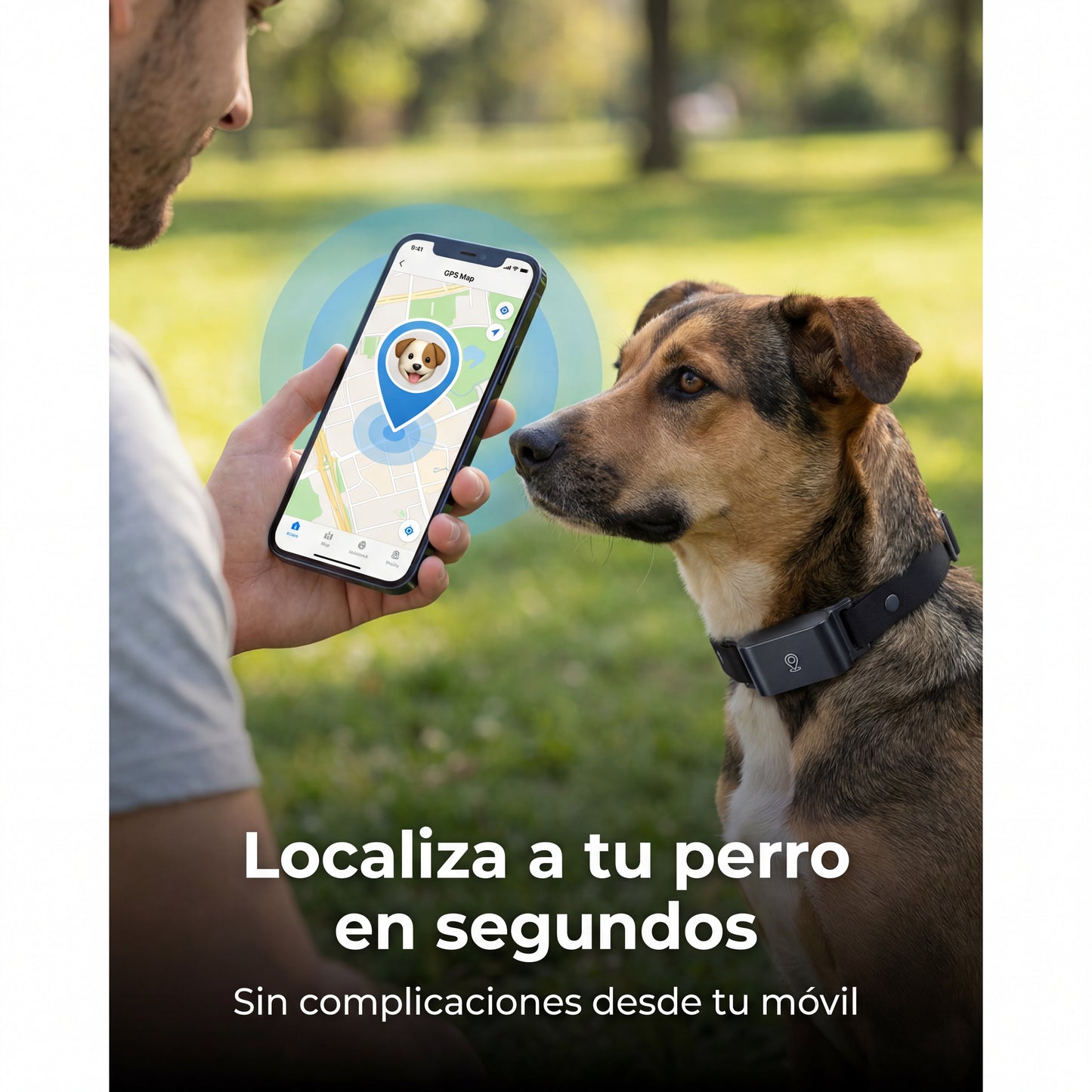 GPS Tracker para Mascotas — Tranquilidad 24/7 desde tu Móvil